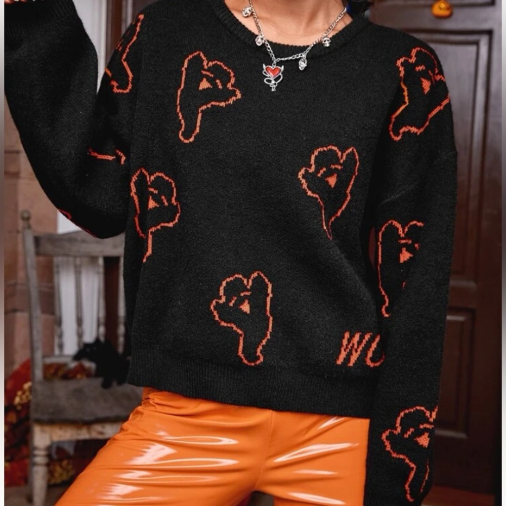 Halloween ghost sweater